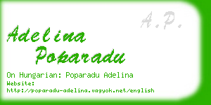 adelina poparadu business card